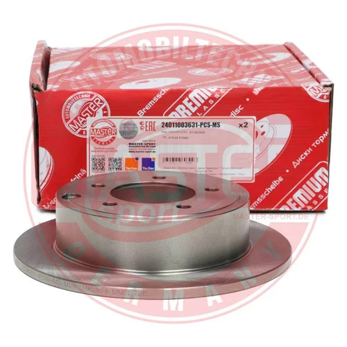 Brzdový kotúč 24011003631-PCS-MS (MASTER-SPORT GERMANY) - obr. 2