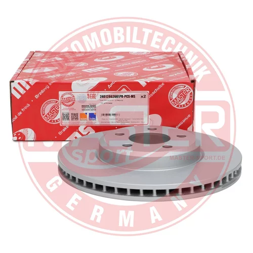 Brzdový kotúč 24012802661PR-PCS-MS (MASTER-SPORT GERMANY) - obr. 2