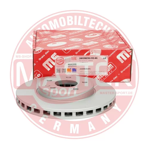Brzdový kotúč 24012802761-PCS-MS (MASTER-SPORT GERMANY) - obr. 3