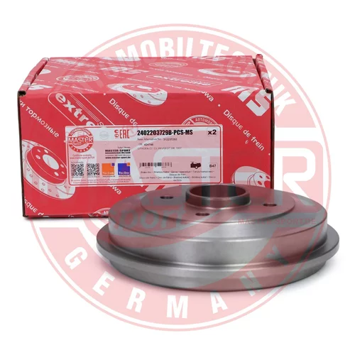 Brzdový bubon 2402203729B-PCS-MS (MASTER-SPORT GERMANY) - obr. 2