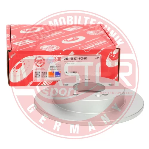 Brzdový kotúč 24011003571-PCS-MS (MASTER-SPORT GERMANY) - obr. 2