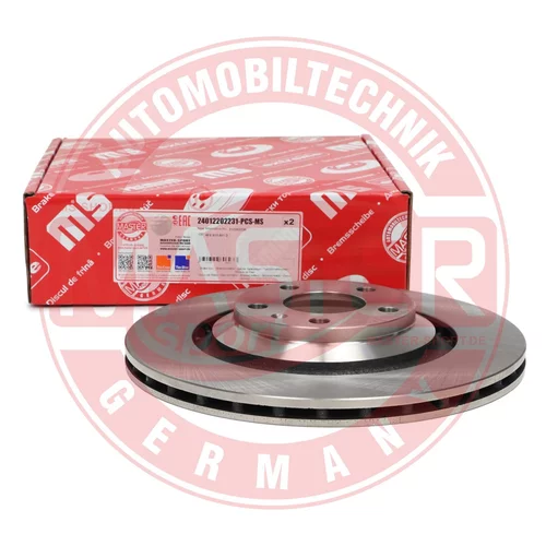 Brzdový kotúč 24012202231-PCS-MS (MASTER-SPORT GERMANY) - obr. 2