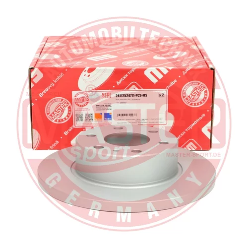 Brzdový kotúč 24112524711-PCS-MS (MASTER-SPORT GERMANY) - obr. 3