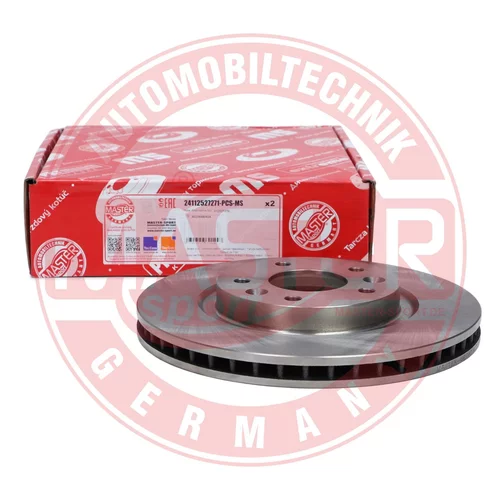 Brzdový kotúč 24112527271-PCS-MS (MASTER-SPORT GERMANY) - obr. 2