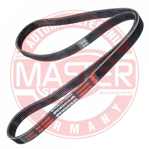 Ozubený klinový remeň MASTER-SPORT GERMANY 6PK1413-PCS-MS