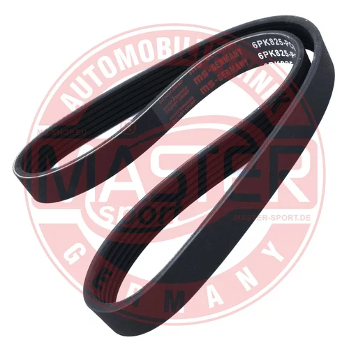 Ozubený klinový remeň MASTER-SPORT GERMANY 6PK825-PCS-MS