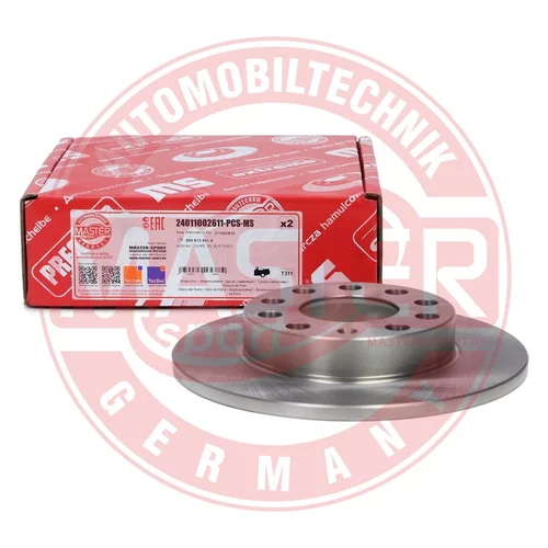 Brzdový kotúč 24011002611-PCS-MS (MASTER-SPORT GERMANY) - obr. 1