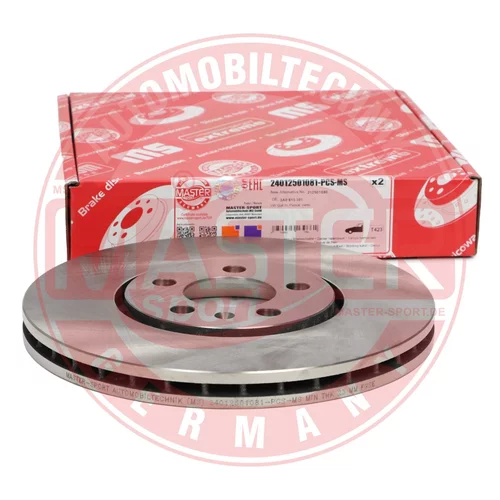 Brzdový kotúč 24012501081-PCS-MS (MASTER-SPORT GERMANY) - obr. 3