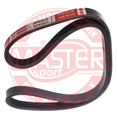 Ozubený klinový remeň MASTER-SPORT GERMANY 4PK825-PCS-MS