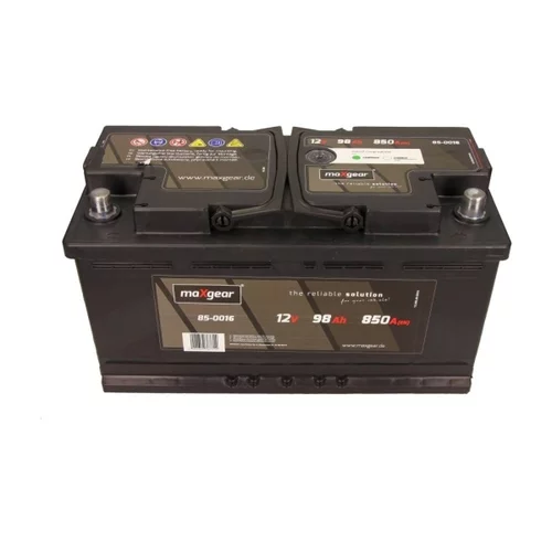 Autobatéria 85-0016 12V 98Ah 850A (+) vpravo - s indikátorom nabitia /MaXgear/ - obr. 1