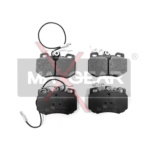 Sada brzdových platničiek kotúčovej brzdy MaXgear 19-0454