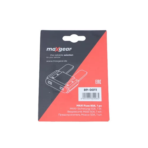 Poistka 89-0011 /MaXgear/ - obr. 1
