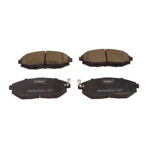 Sada brzdových platničiek kotúčovej brzdy MAXGEAR 19-3004