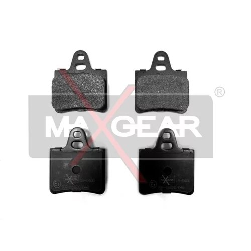 Sada brzdových platničiek kotúčovej brzdy MAXGEAR 19-0400