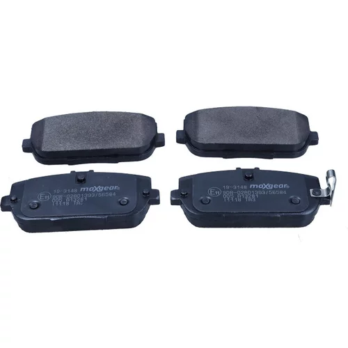 Sada brzdových platničiek kotúčovej brzdy MaXgear 19-3148