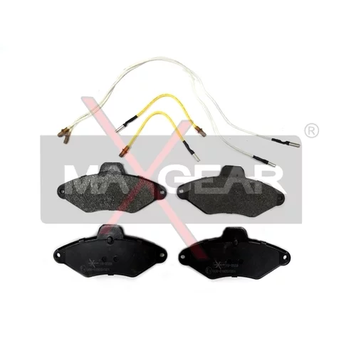 Sada brzdových platničiek kotúčovej brzdy MaXgear 19-0559