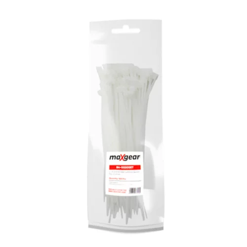 Sťahovacia páska 150mm biela/priehľadná sada 100ks MAXGEAR 84-0020SET