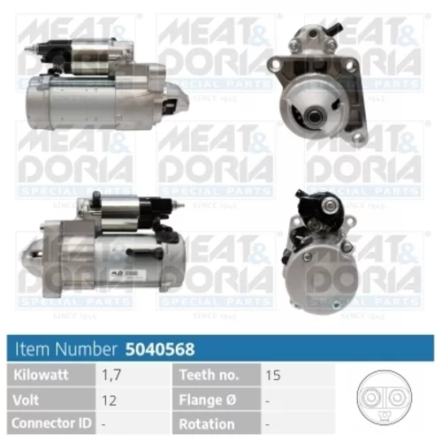 Štartér MEAT & DORIA 5040568