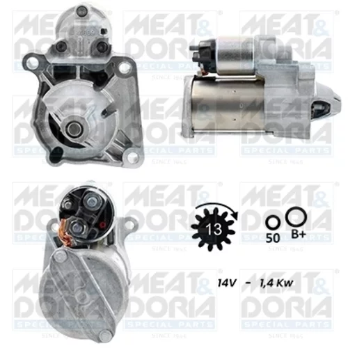 Štartér MEAT & DORIA 5010478G
