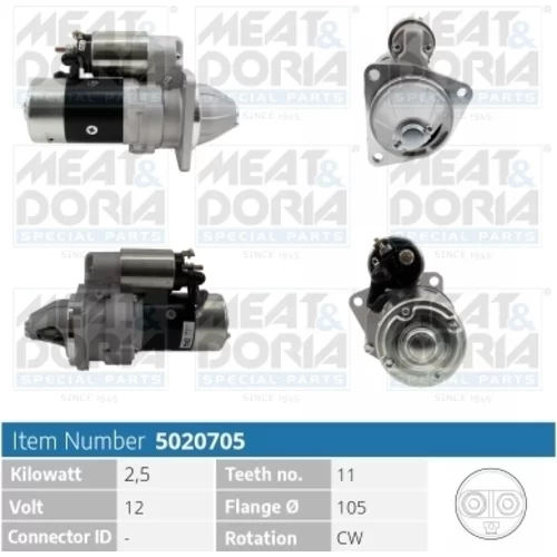 Štartér MEAT & DORIA 5020705
