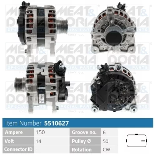 Alternátor MEAT & DORIA 5510627