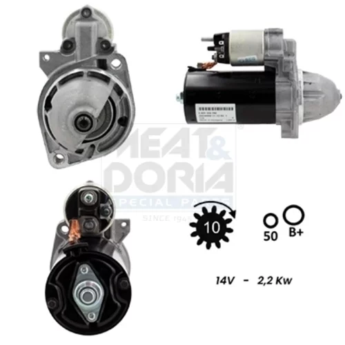 Štartér MEAT & DORIA 5010004G