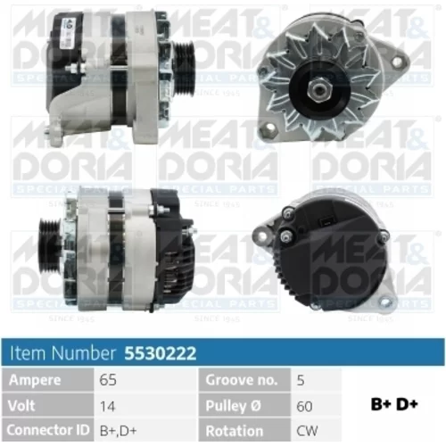 Alternátor MEAT & DORIA 5530222