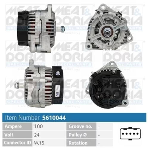 Alternátor MEAT & DORIA 5610044
