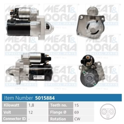 Štartér MEAT & DORIA 5015884