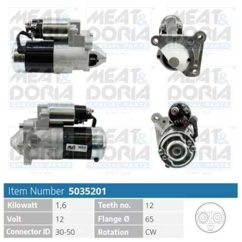 Štartér MEAT & DORIA 5035201