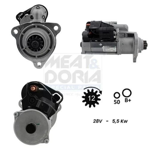 Štartér MEAT & DORIA 5110076G