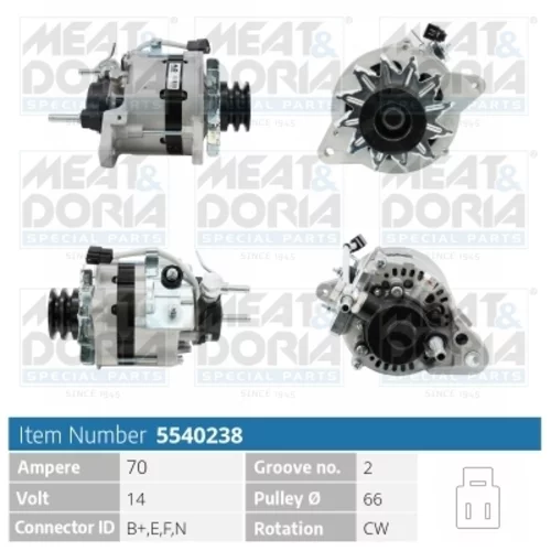 Alternátor MEAT & DORIA 5540238