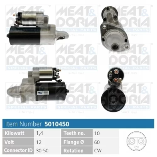 Štartér MEAT & DORIA 5010450