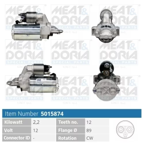 Štartér MEAT & DORIA 5015874