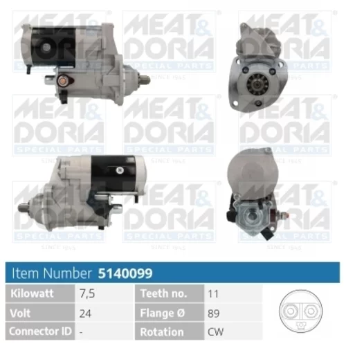 Štartér MEAT & DORIA 5140099