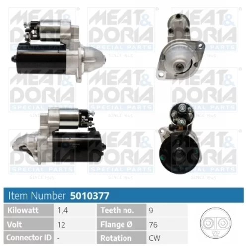 Štartér MEAT & DORIA 5010377