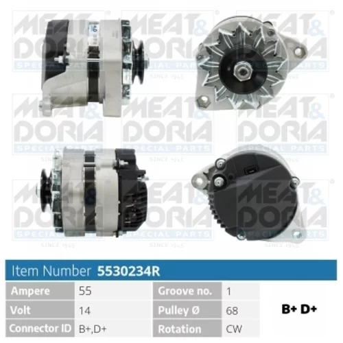 Alternátor MEAT & DORIA 5530234R
