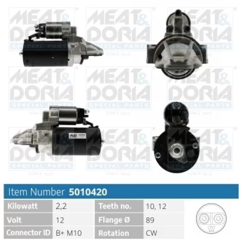 Štartér MEAT & DORIA 5010420