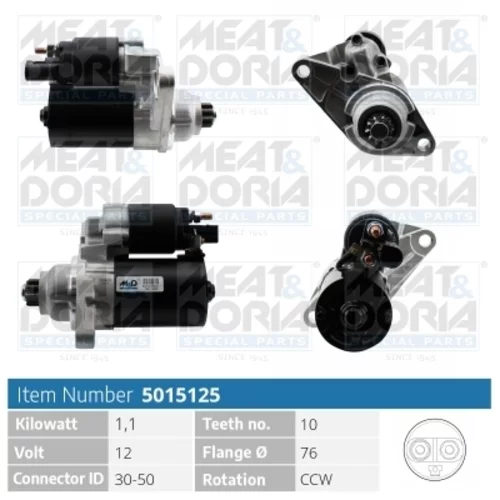 Štartér MEAT & DORIA 5015125
