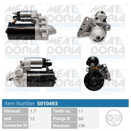 Štartér MEAT & DORIA 5010493