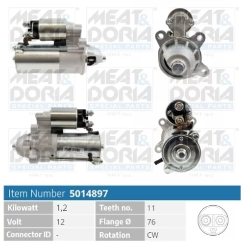 Štartér MEAT & DORIA 5014897