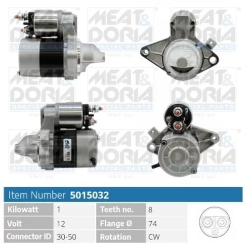 Štartér MEAT & DORIA 5015032