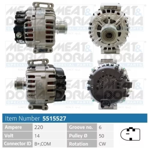 Alternátor MEAT & DORIA 5515527