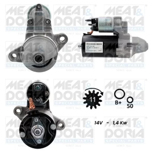 Štartér MEAT & DORIA 5010494G