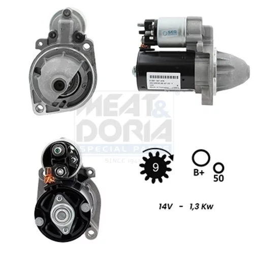 Štartér MEAT & DORIA 5010990G