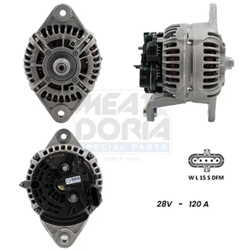 Alternátor MEAT & DORIA 5610166G