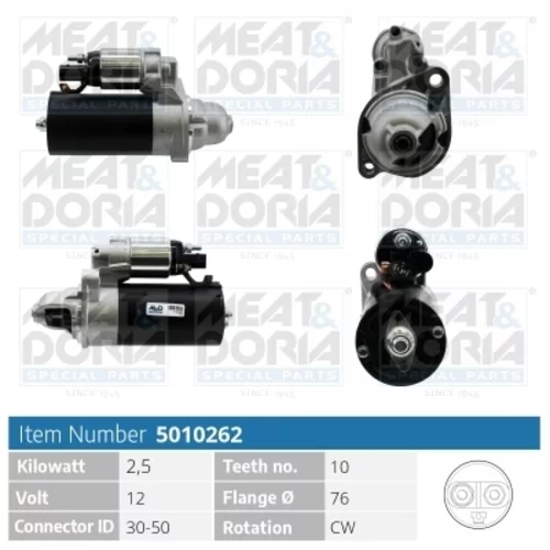 Štartér MEAT & DORIA 5010262
