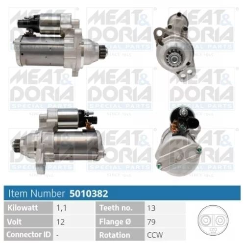 Štartér MEAT & DORIA 5010382