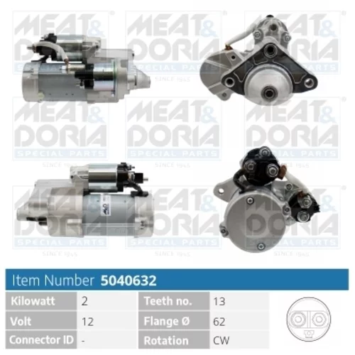 Štartér MEAT & DORIA 5040632