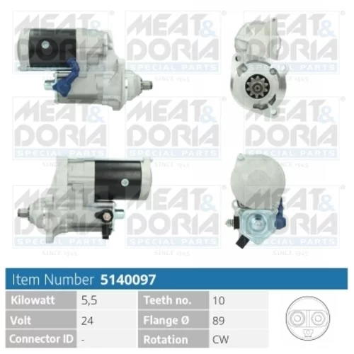 Štartér MEAT & DORIA 5140097